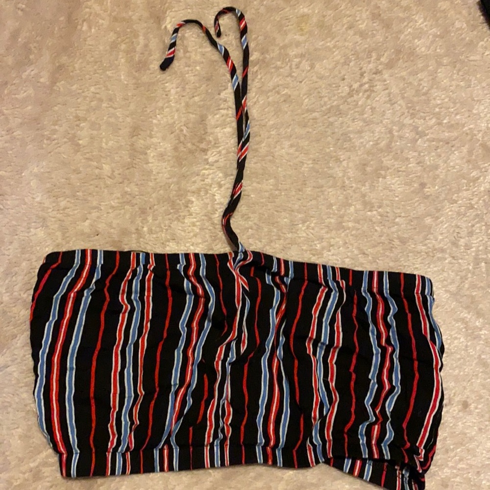 Halter top blue notes